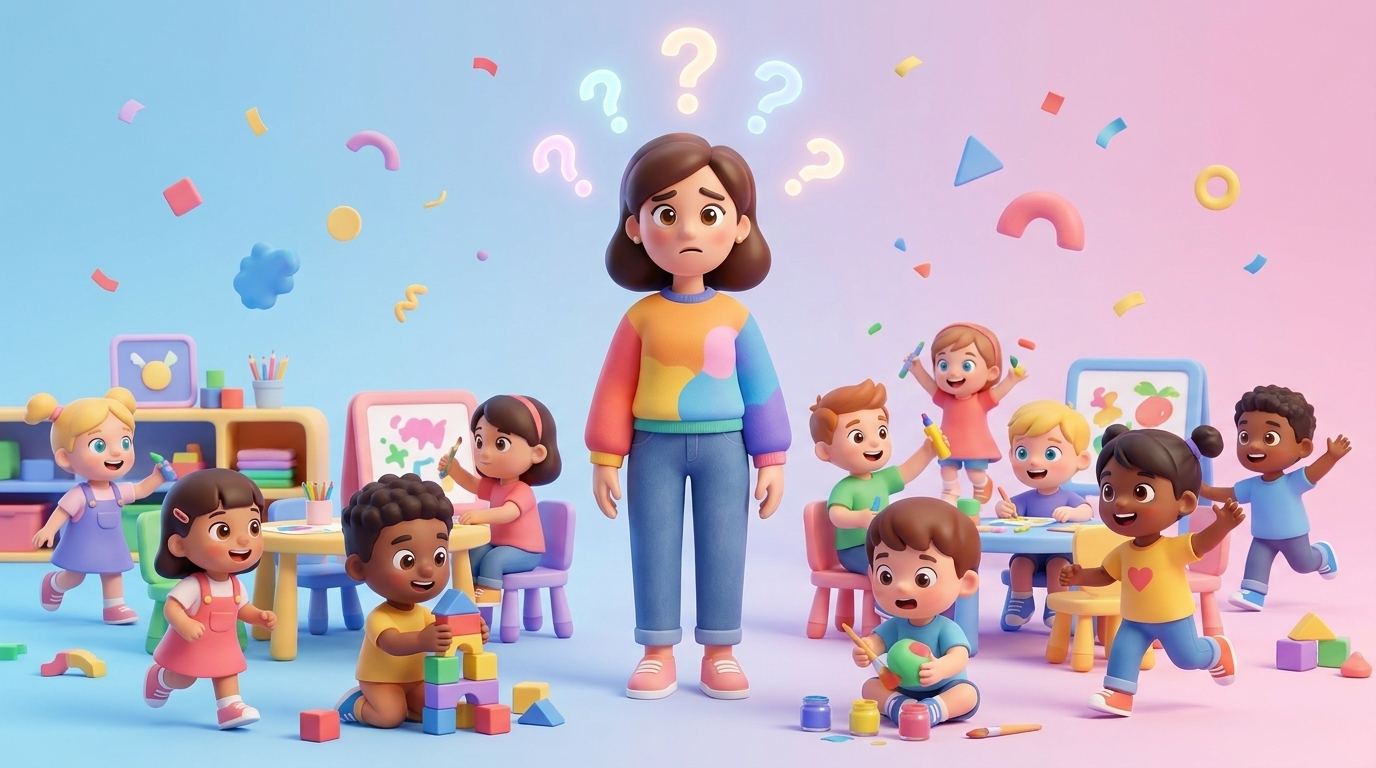 New teacher unsure in the classroom